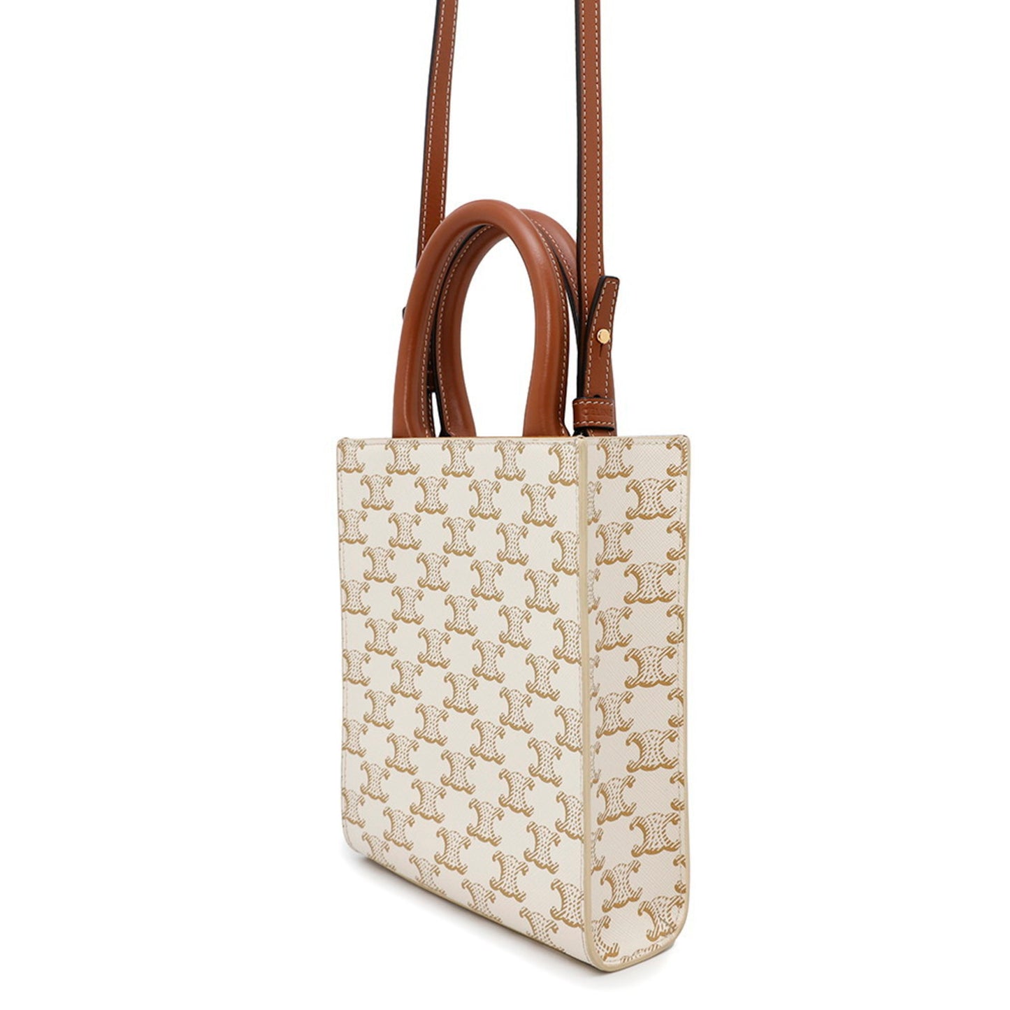 Celine Pvc White Shoulder Bags