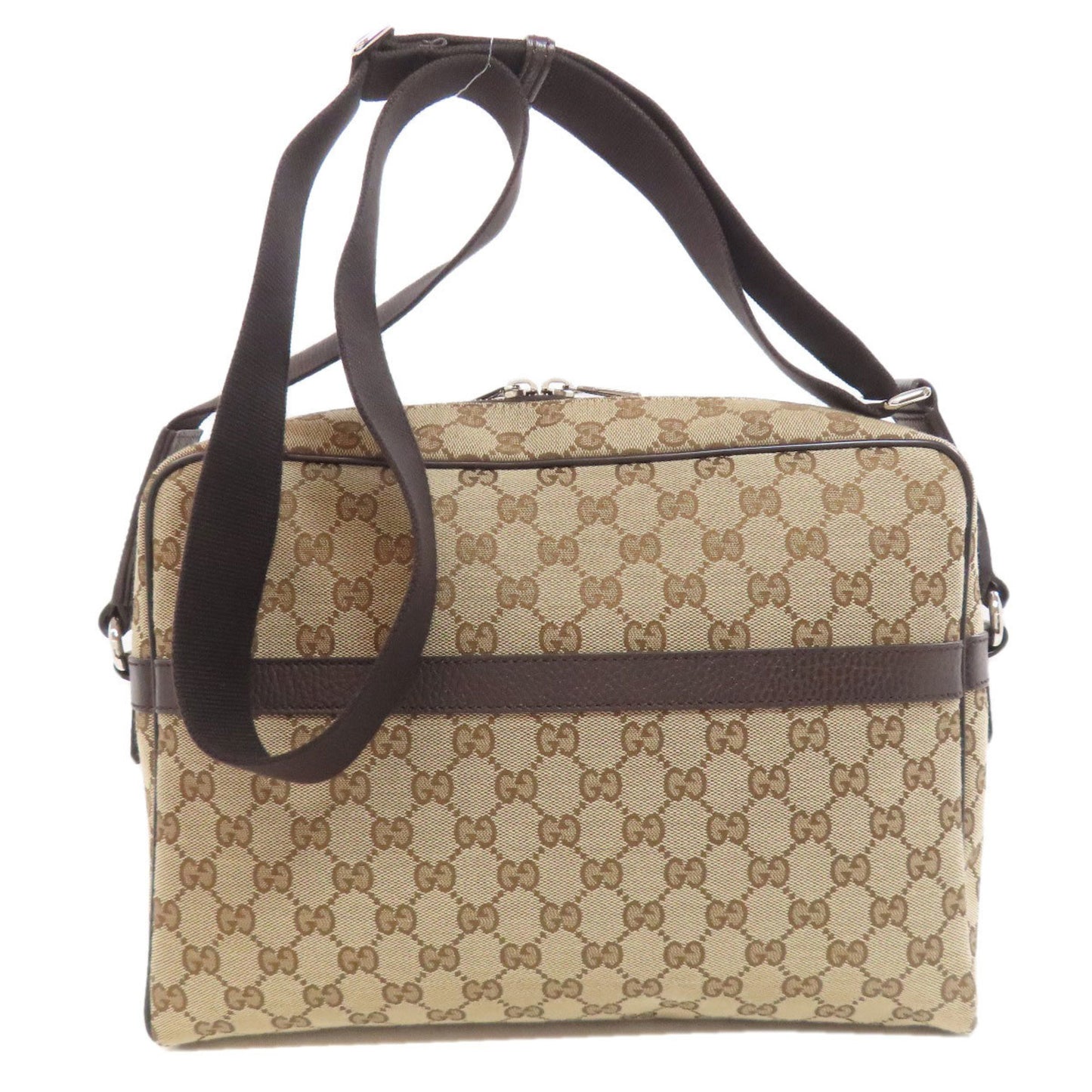 Gucci Canvas Brown Shoulder Bags