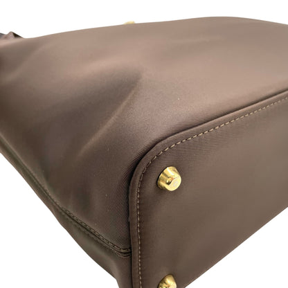 Versace Nylon Brown Shoulder Bags