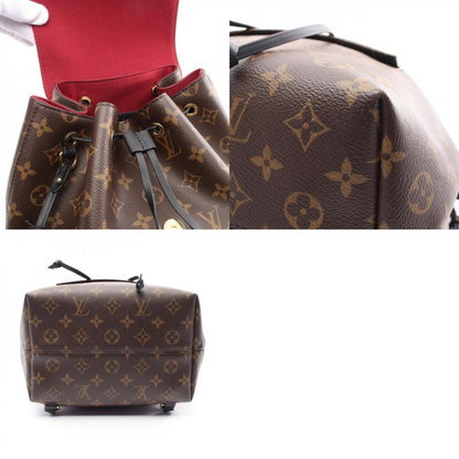 Louis Vuitton Coated Canvas Black Backpacks