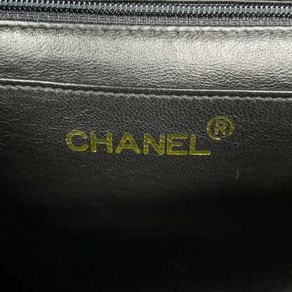 Chanel Calfskin Black Shoulder Bags