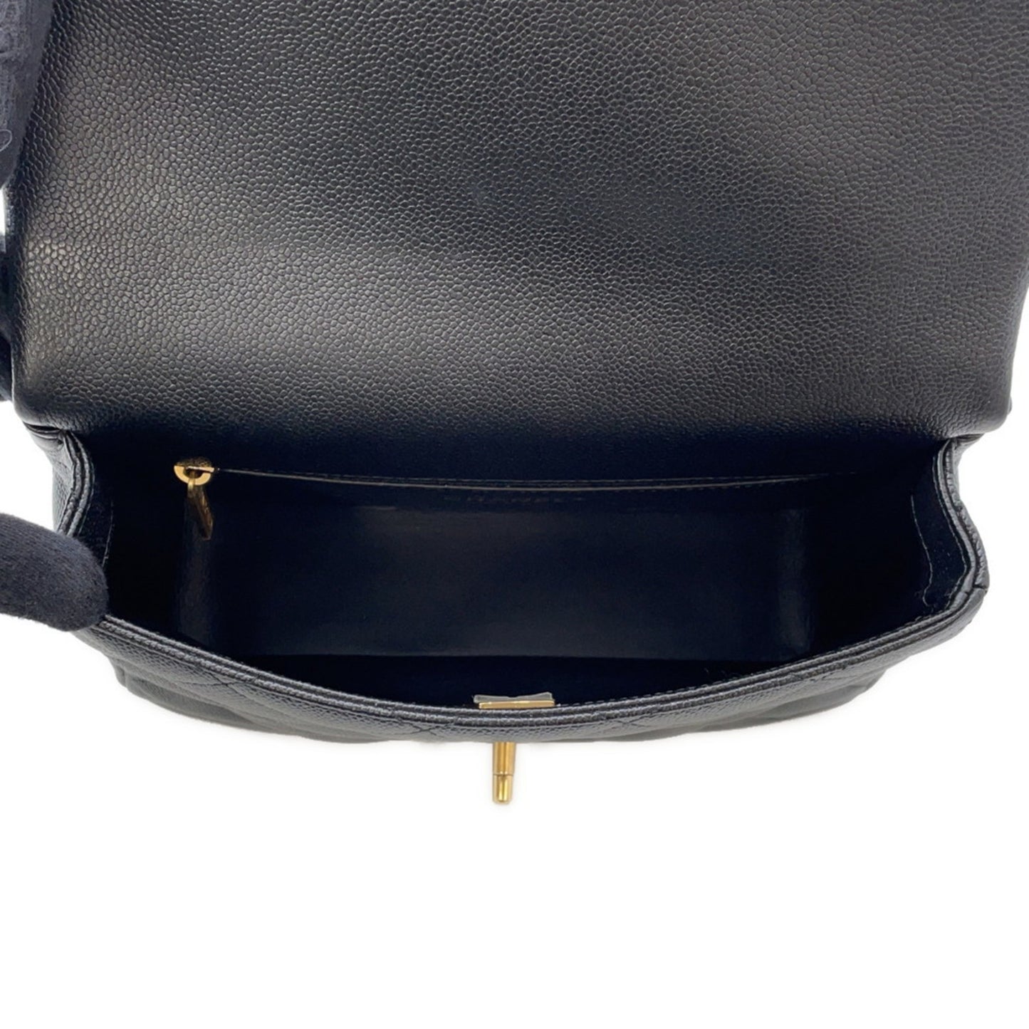 Chanel Calfskin Black Shoulder Bags