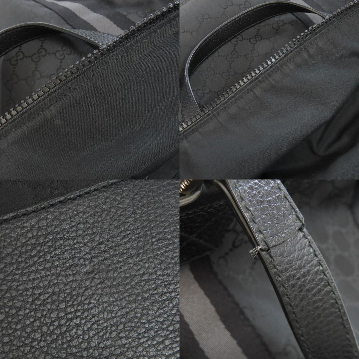 Gucci Nylon Black Travel Bags