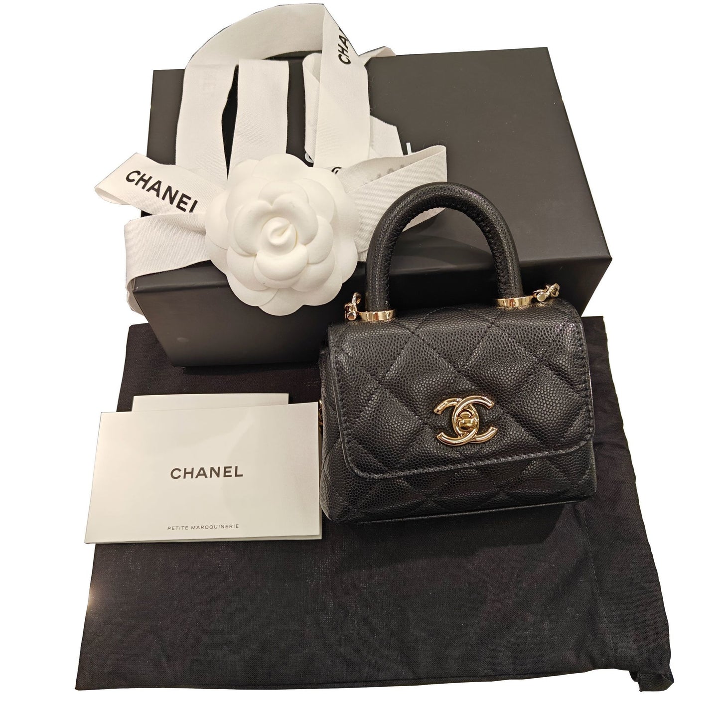 Chanel Calfskin Black Backpacks