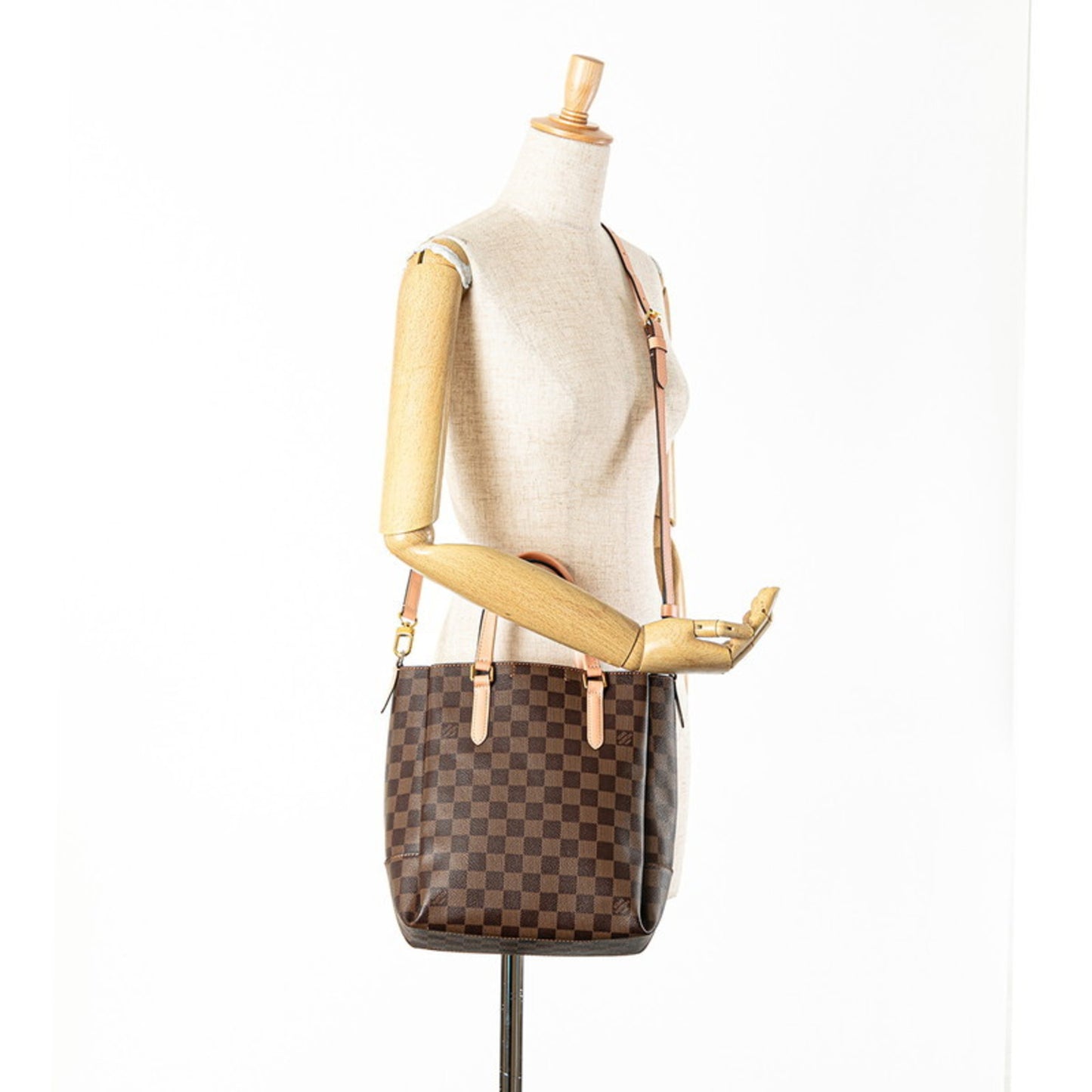Louis Vuitton Pvc Brown Shoulder Bags