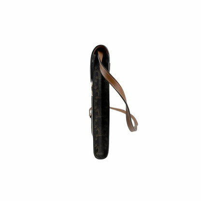 Celine Coated Canvas Brown Shoulder Bags