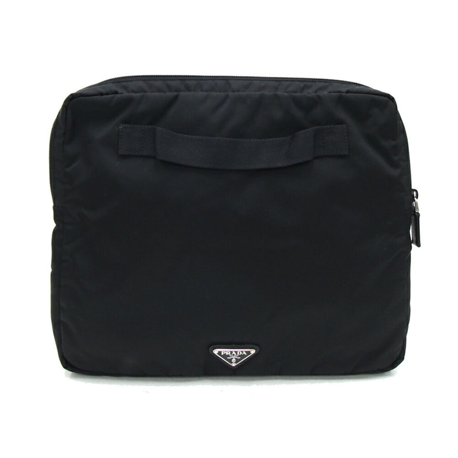 Prada Nylon Black Clutch Bags