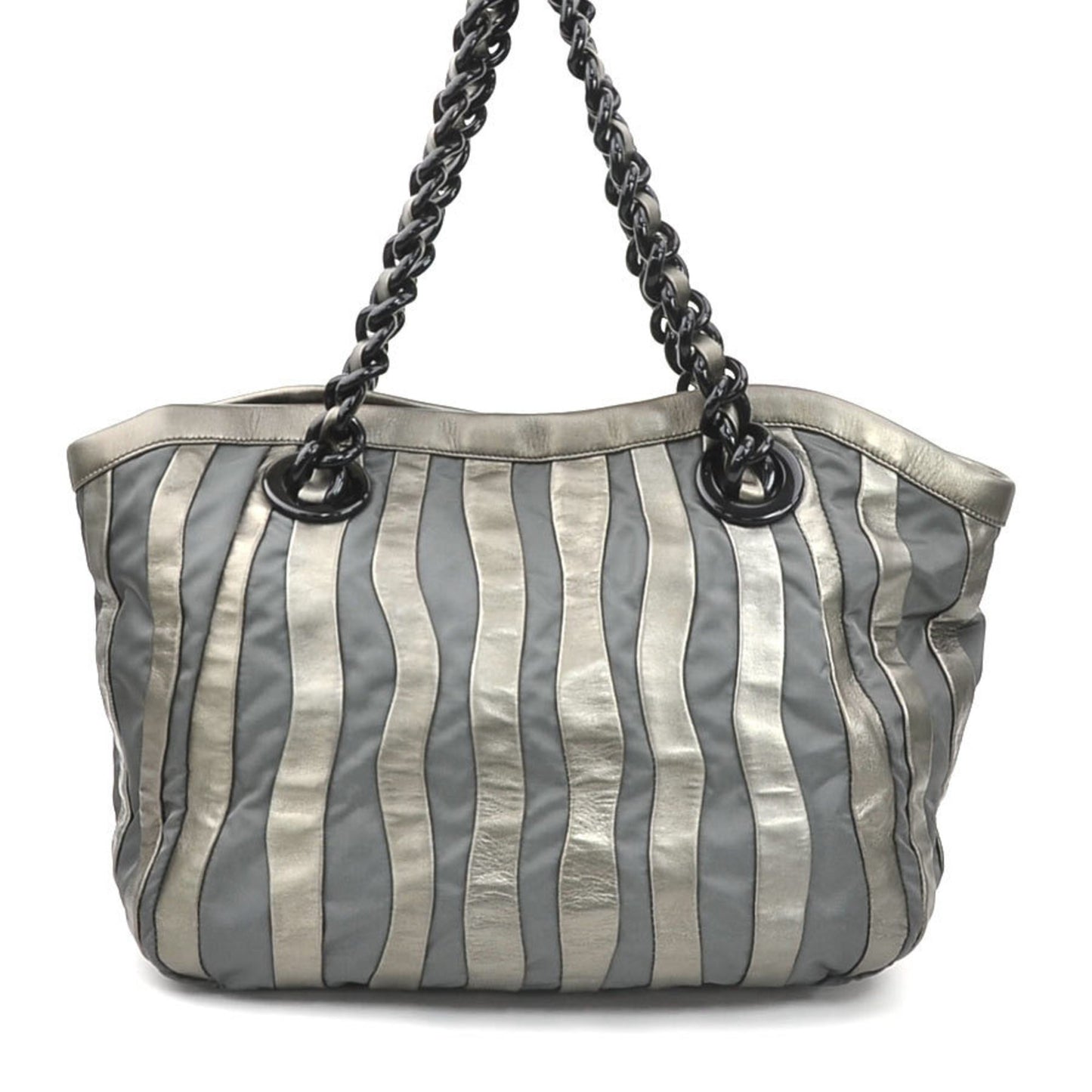 Prada Nylon Gray Handbags