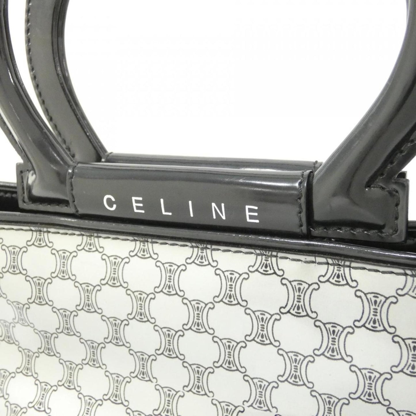 Celine Pvc Silver Handbags