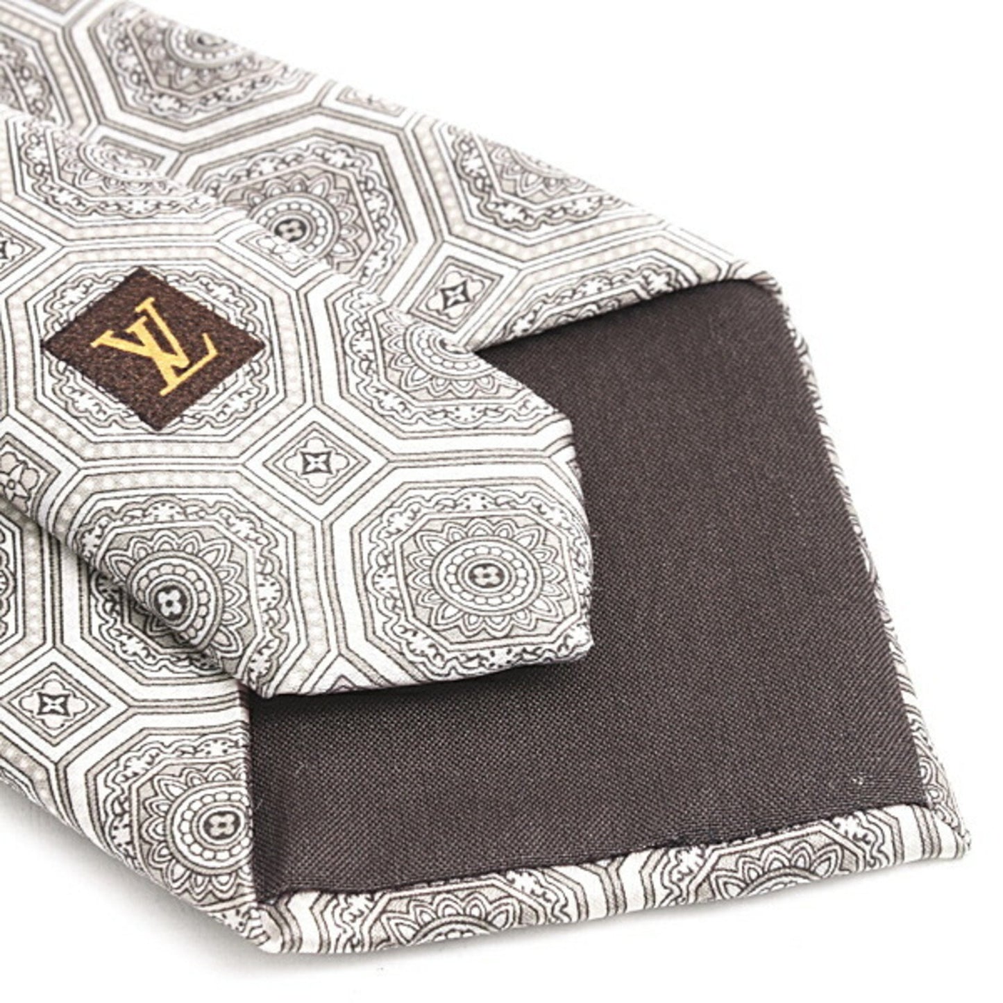 Louis Vuitton Silk Brown Ties