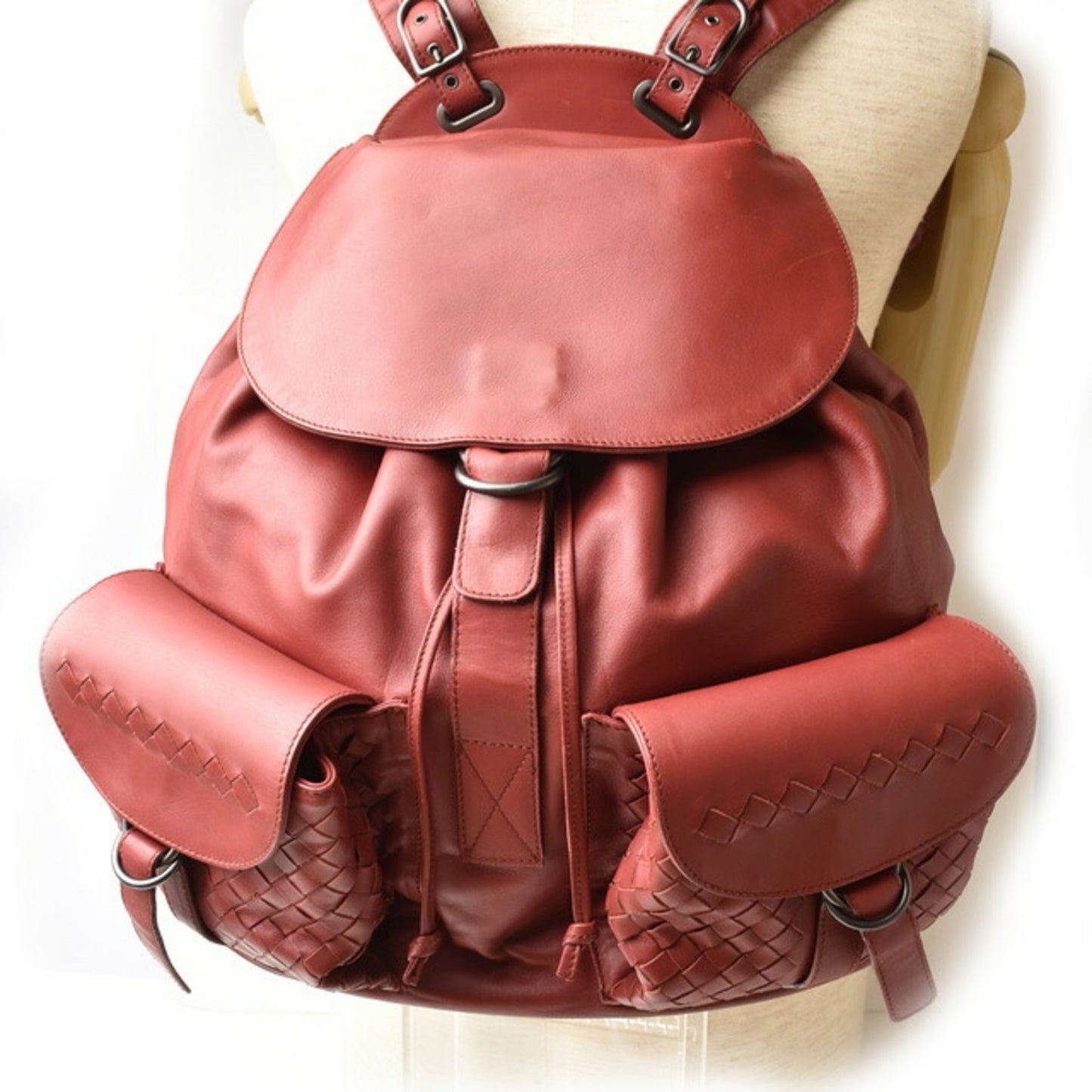 Bottega Veneta Others Red Backpacks