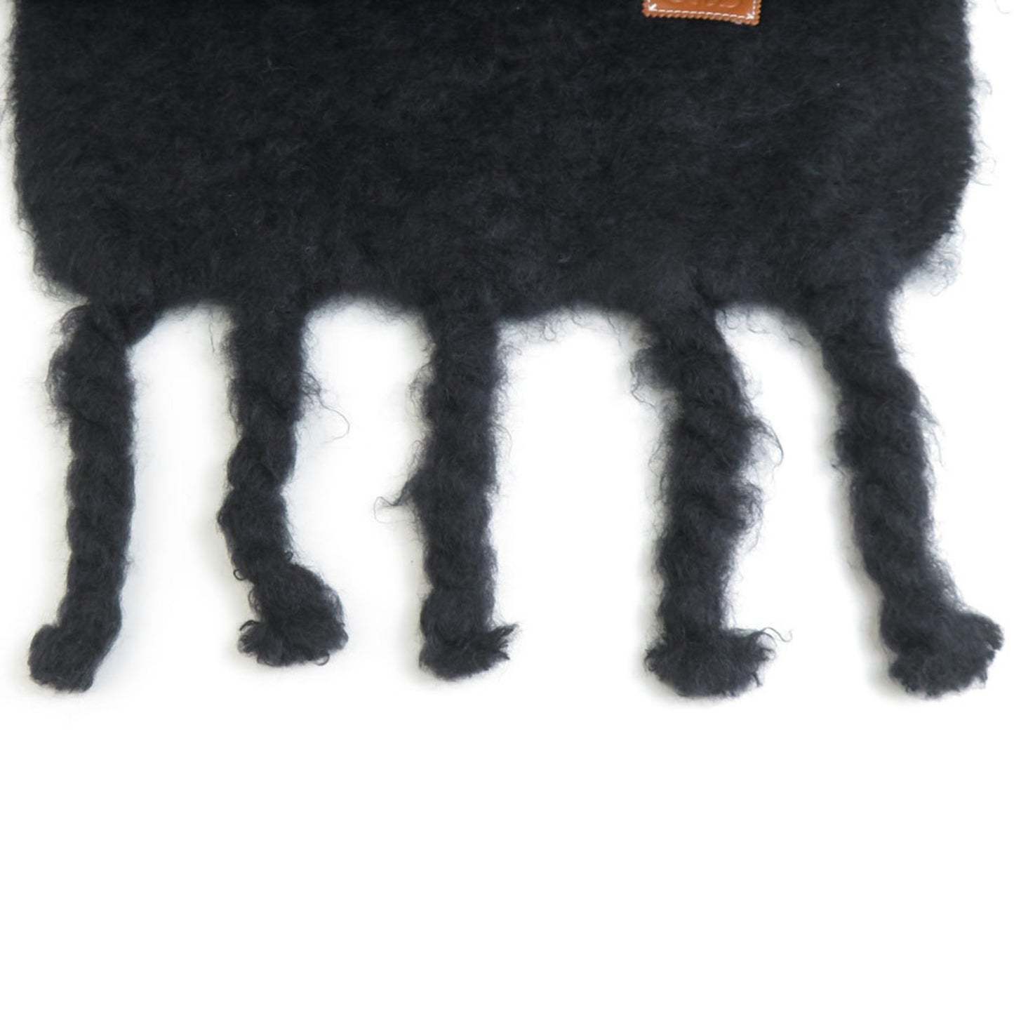 Loewe Wool Black Scarves