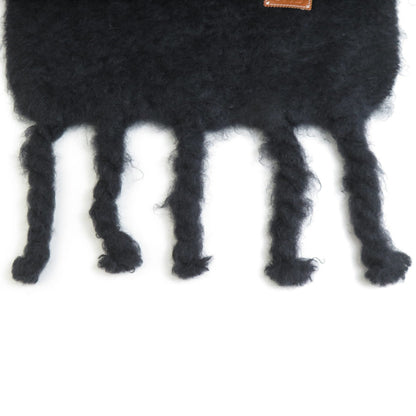Loewe Wool Black Scarves