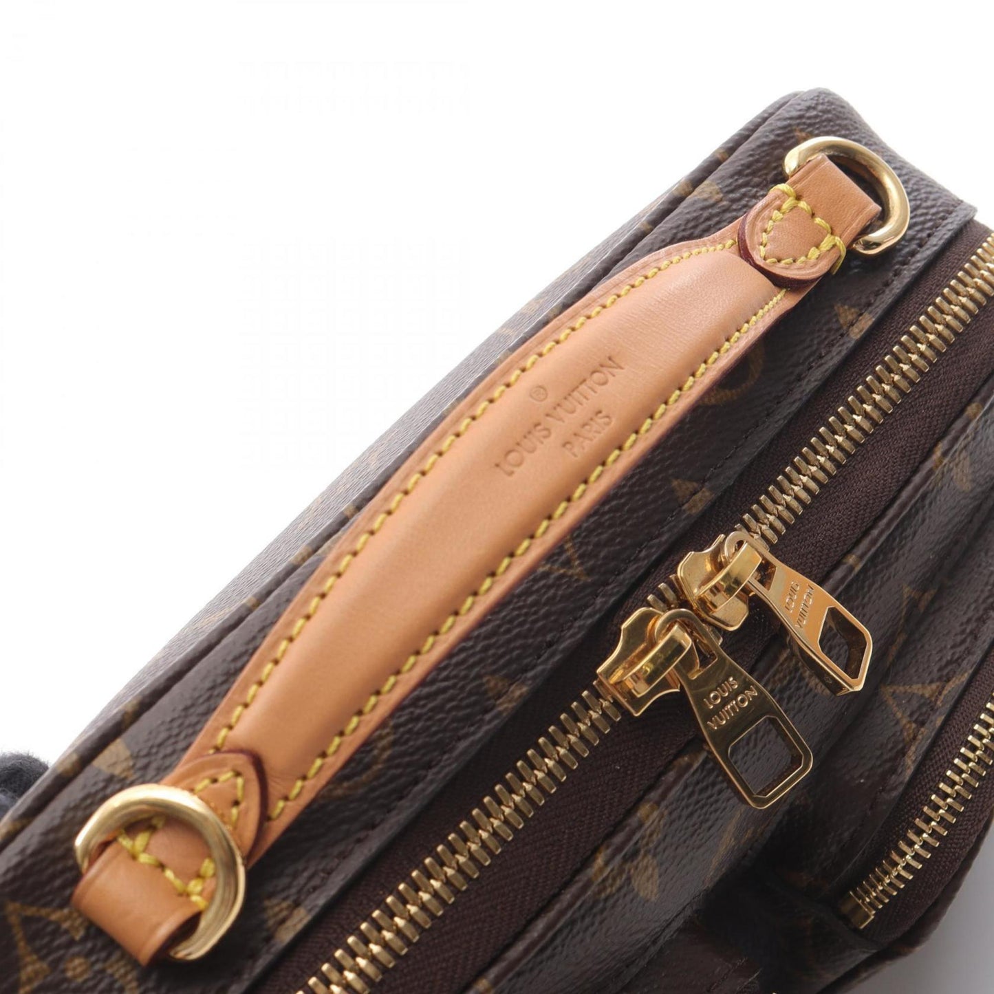 Louis Vuitton Coated Canvas Brown Handbags