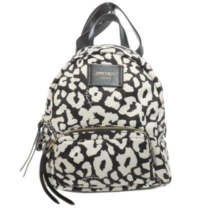 Jimmy Choo Nylon Black Backpacks