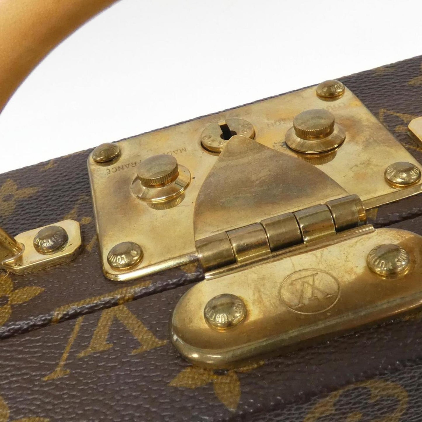 Louis Vuitton Coated Canvas Brown Handbags