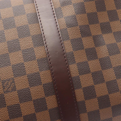 Louis Vuitton Coated Canvas Brown Travel Bags