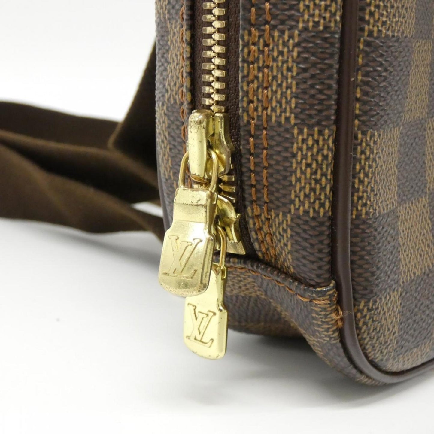 Louis Vuitton Coated Canvas Brown Shoulder Bags