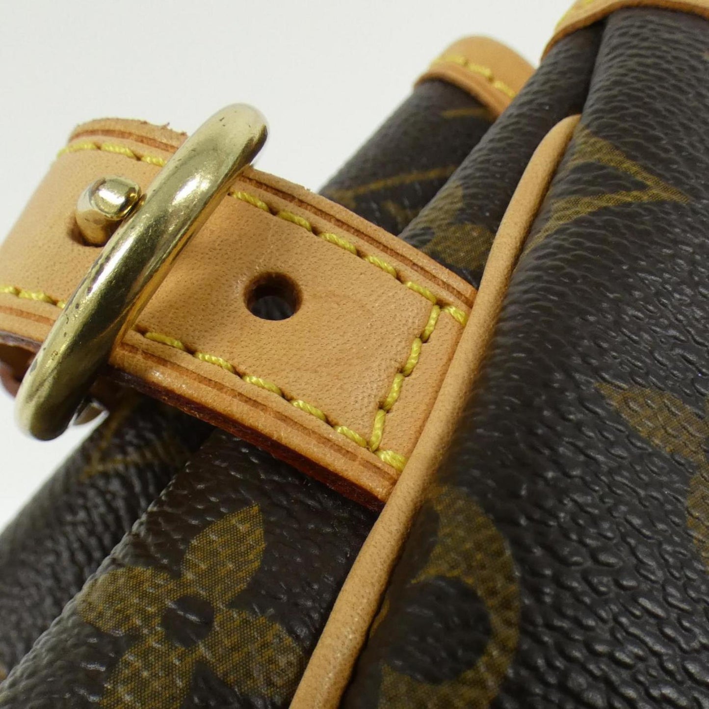Louis Vuitton Coated Canvas Brown Handbags