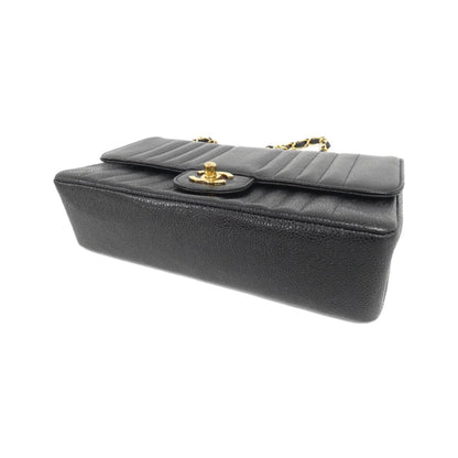 Chanel Calfskin Black Shoulder Bags