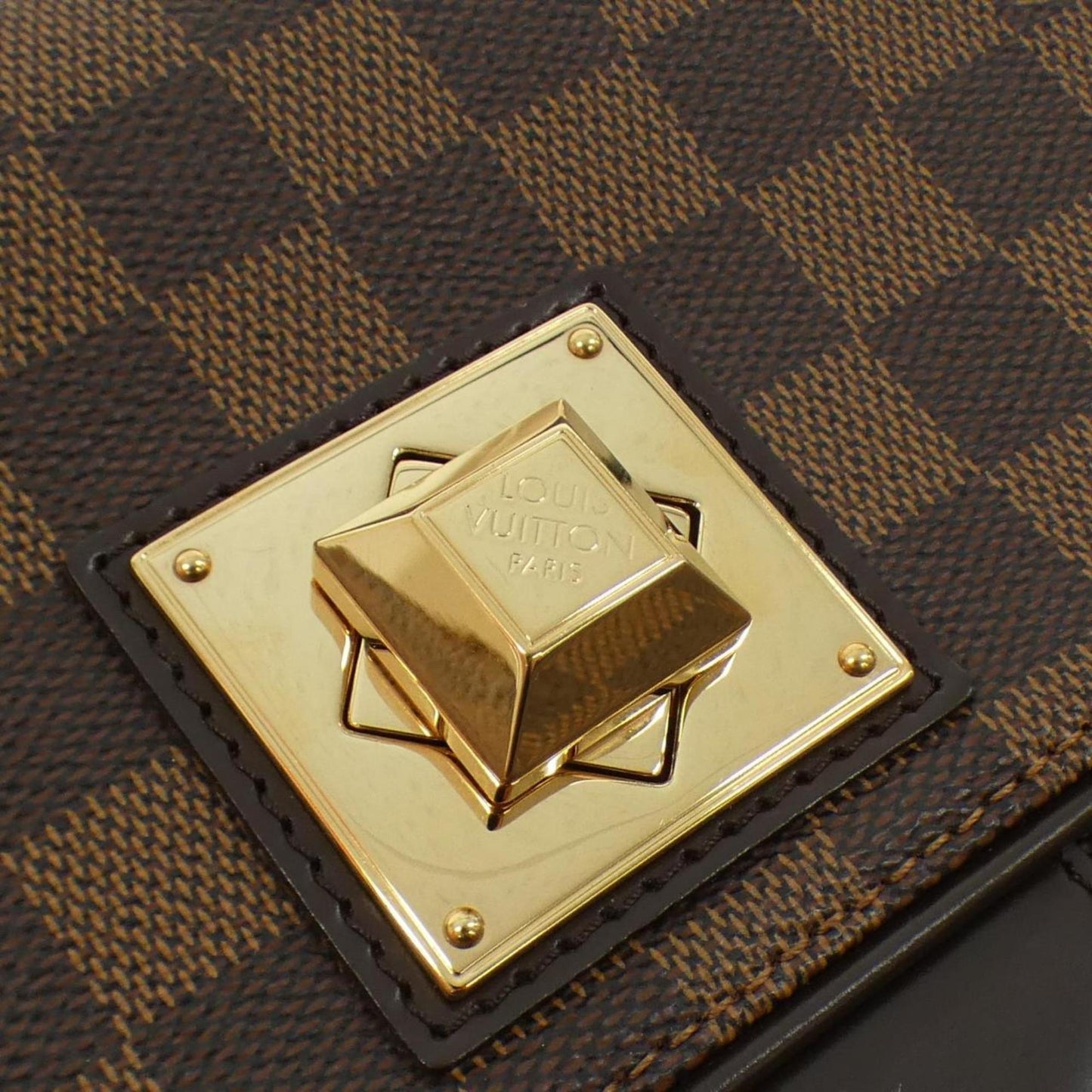 Louis Vuitton Coated Canvas Brown Handbags