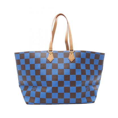 Louis Vuitton Coated Canvas Blue Tote Bags