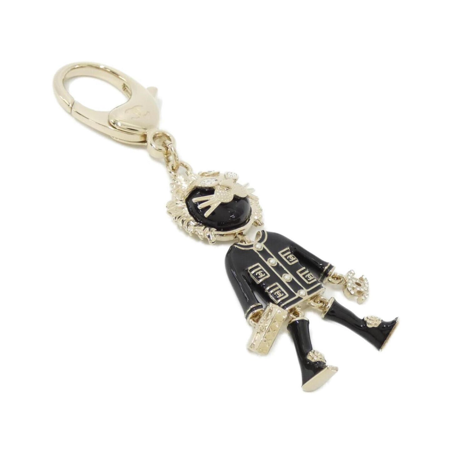 Chanel Pearls Black Key Rings
