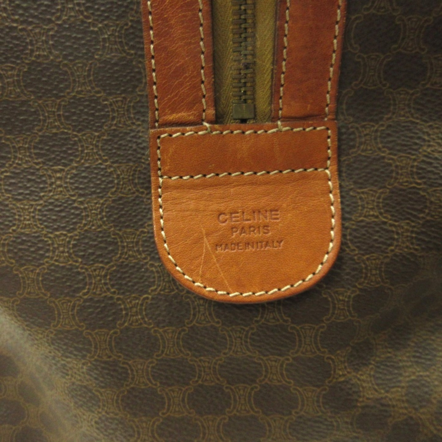Celine Pvc Brown Handbags