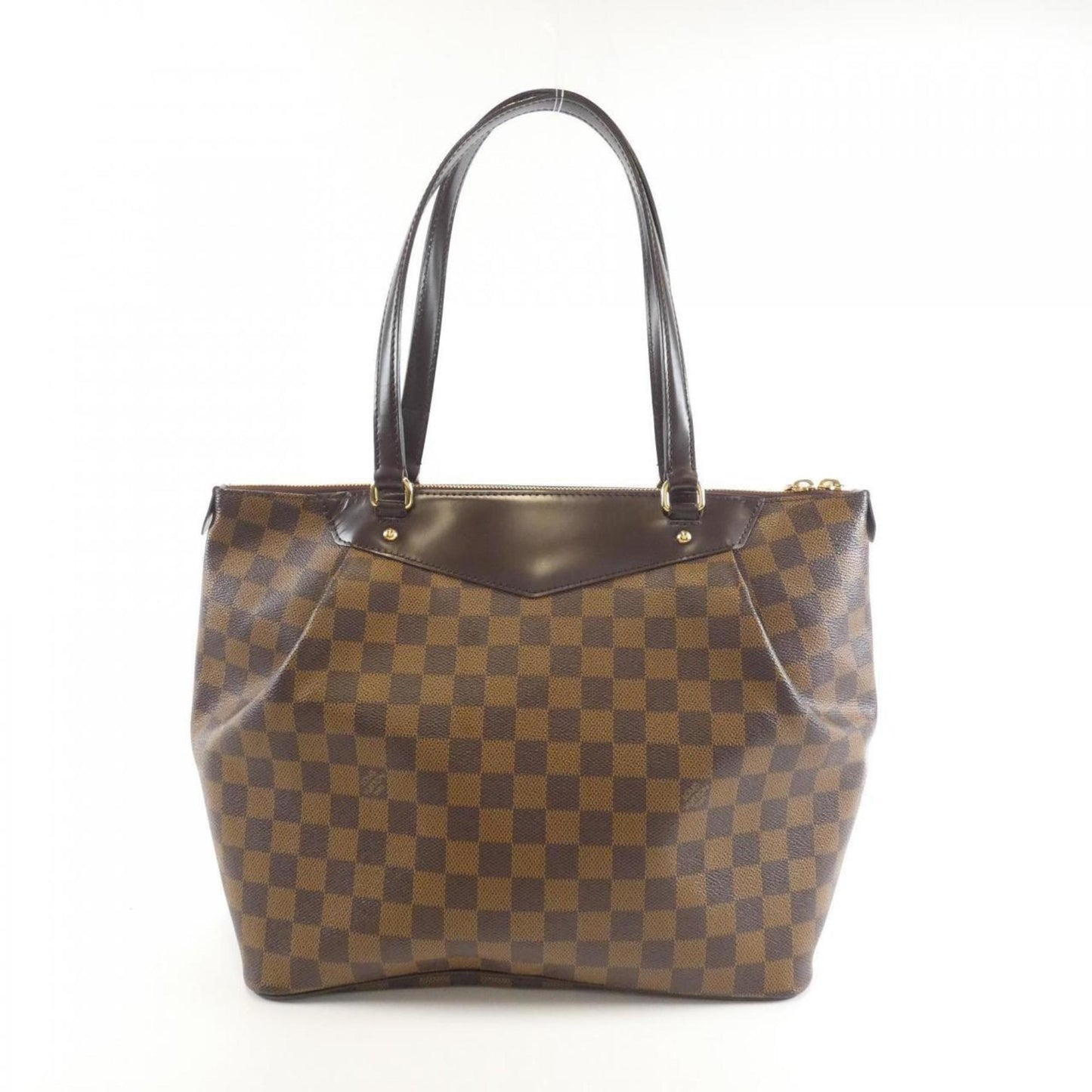 Louis Vuitton Coated Canvas Brown Handbags
