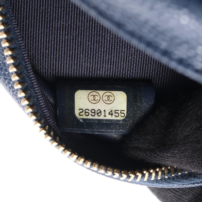 Chanel Calfskin Blue Shoulder Bags