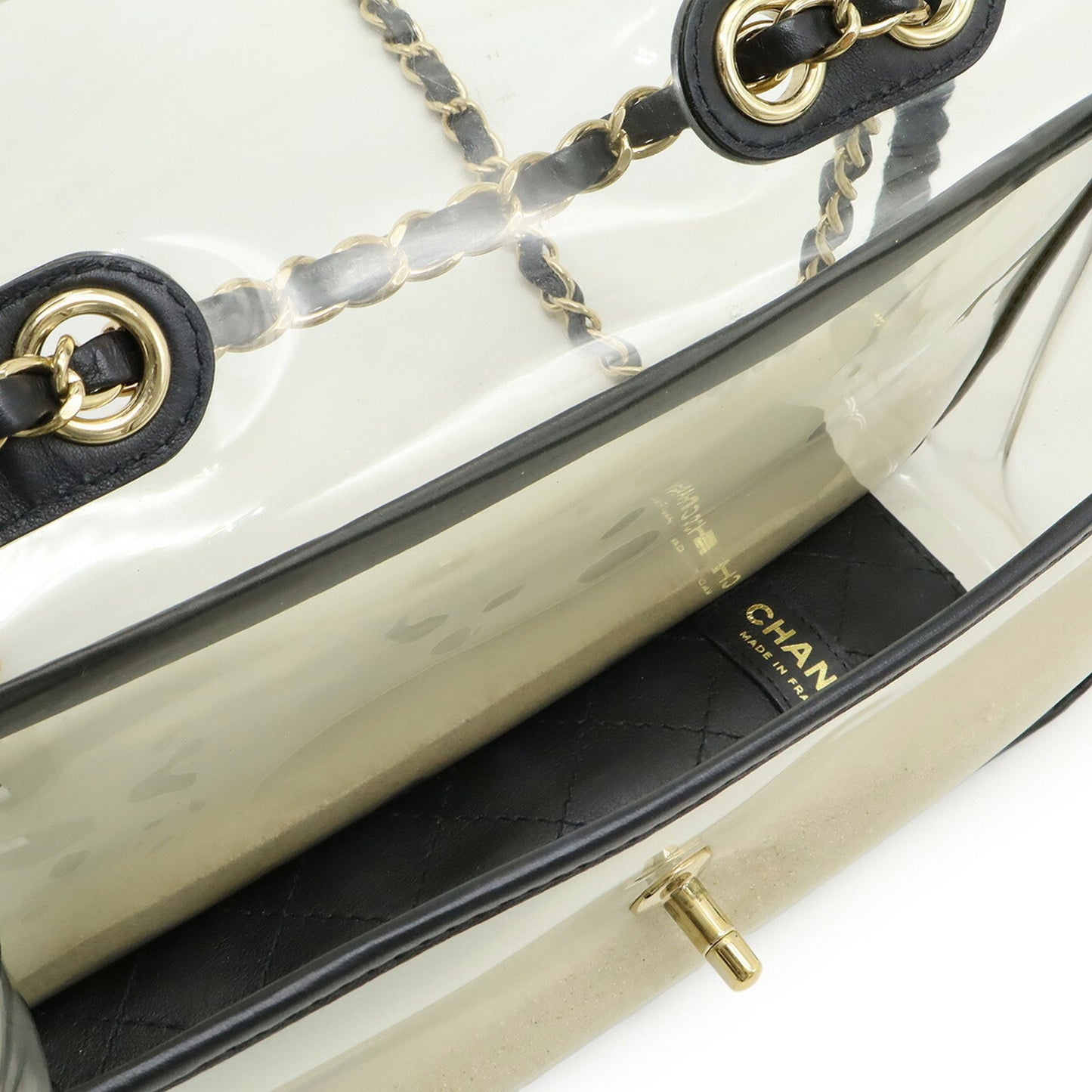 Chanel Pvc Black Handbags