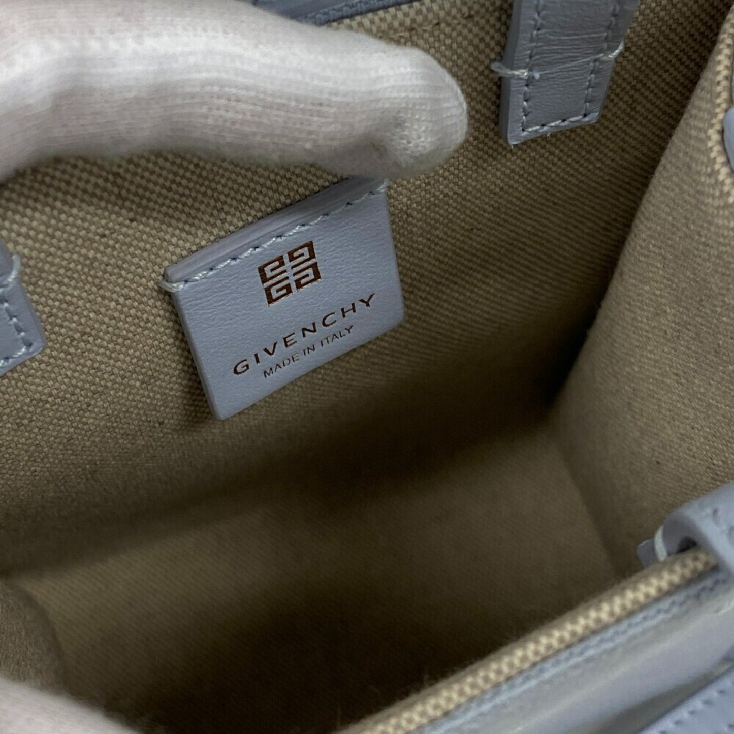 Givenchy Canvas Blue Tote Bags