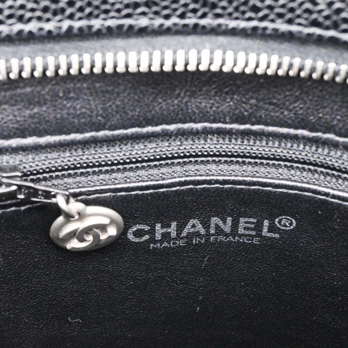 Chanel Calfskin Black Handbags