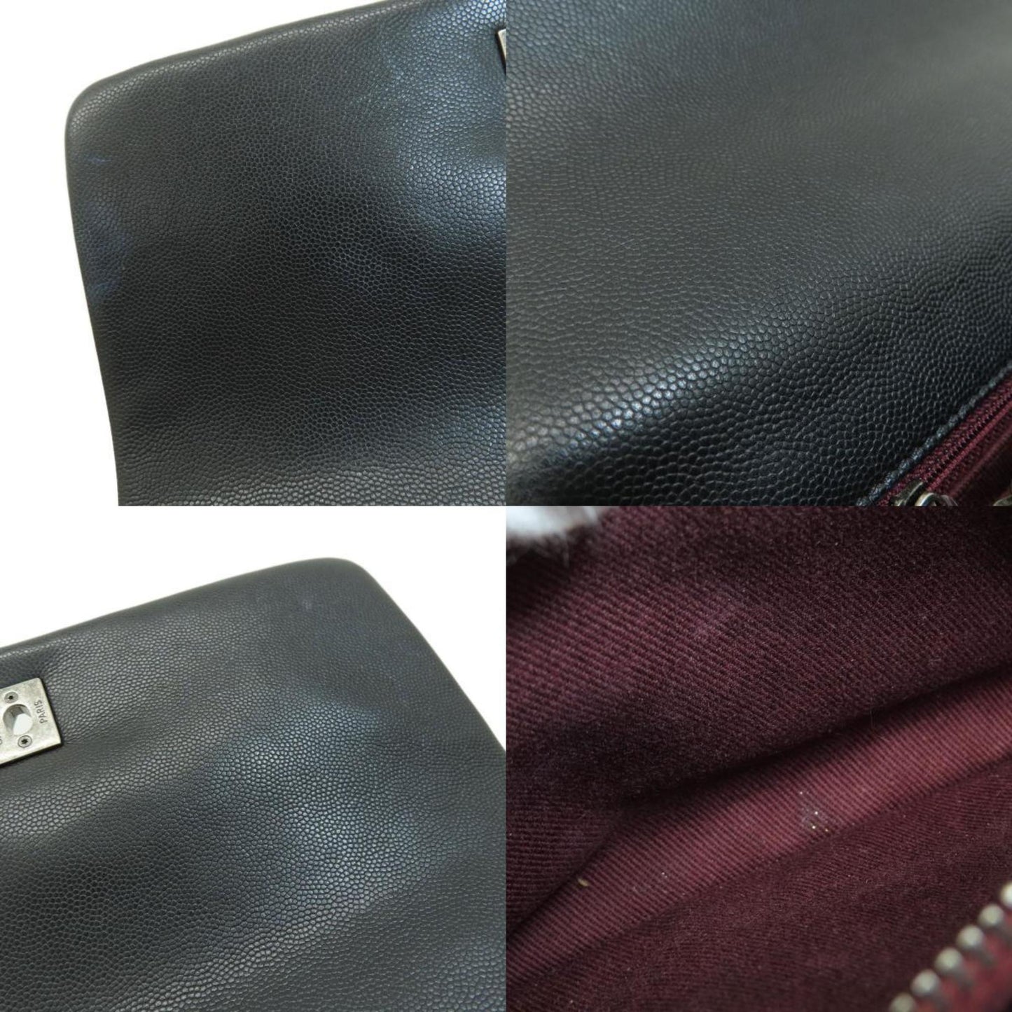 Chanel Calfskin Black Handbags