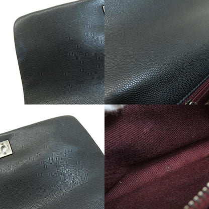 Chanel Calfskin Black Handbags