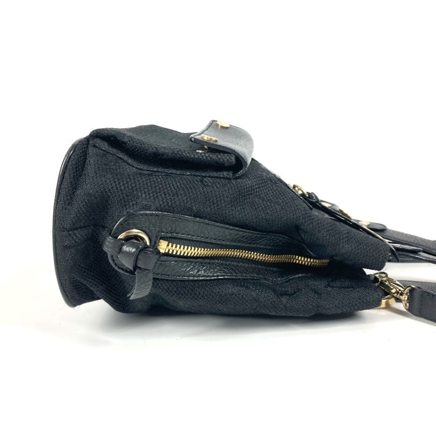 Bvlgari Canvas Black Handbags