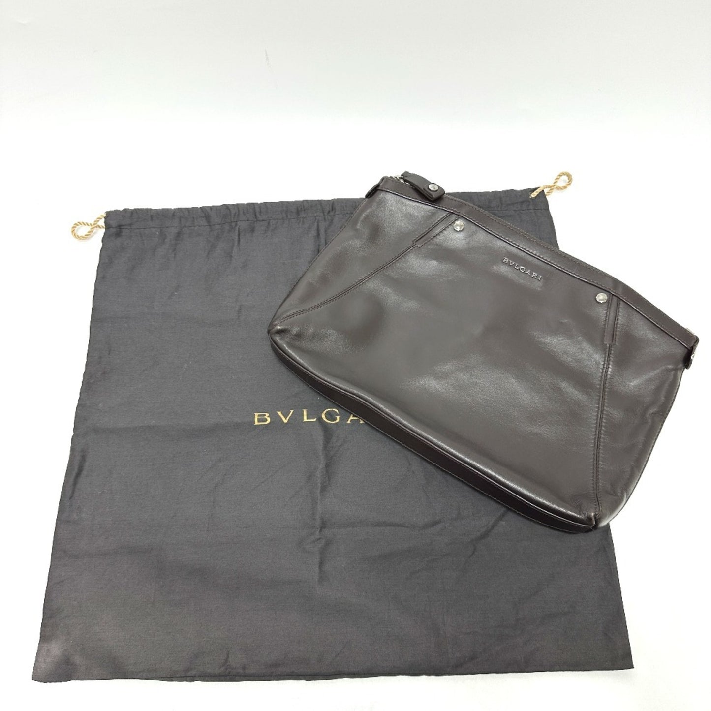 Bvlgari Others Brown Clutch Bags