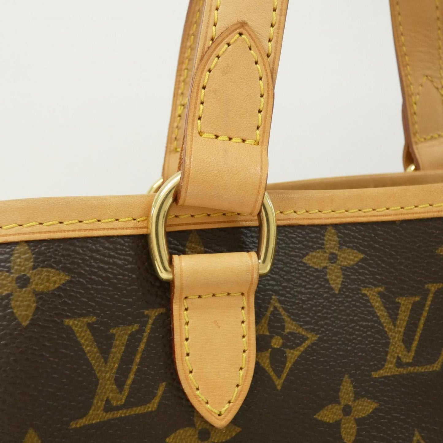 Louis Vuitton Coated Canvas Brown Handbags