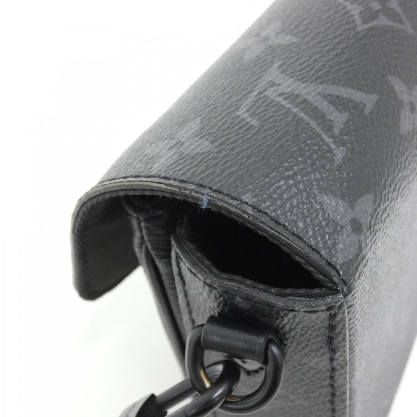 Louis Vuitton Coated Canvas Black Shoulder Bags