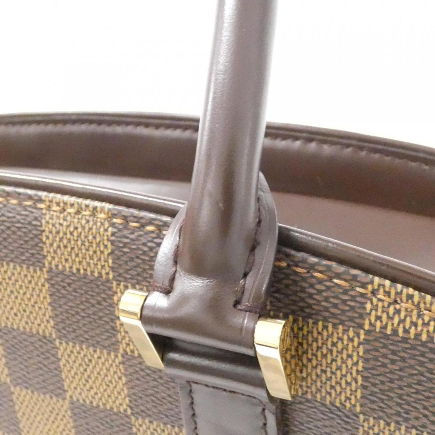 Louis Vuitton Coated Canvas Brown Handbags