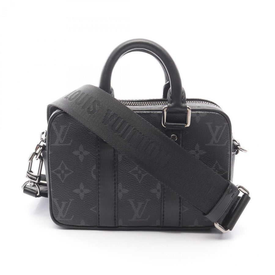 Louis Vuitton Coated Canvas Black Handbags