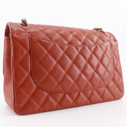 Chanel Calfskin Orange Shoulder Bags
