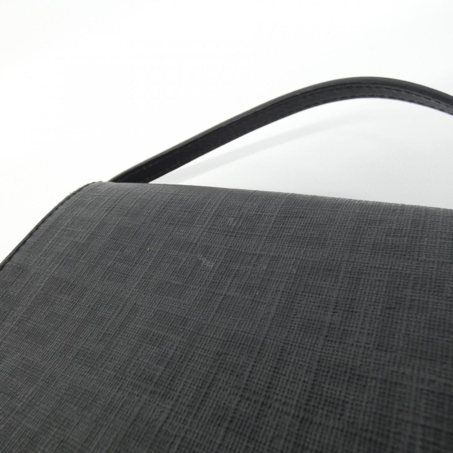 Fendi Coated Canvas Black Shoulder Bags