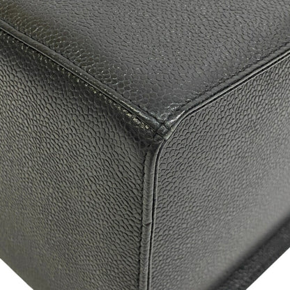 Chanel Calfskin Black Handbags
