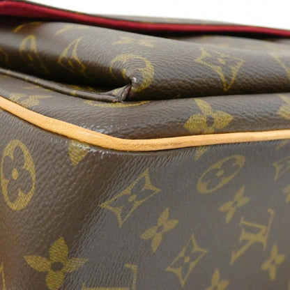 Louis Vuitton Coated Canvas Brown Handbags
