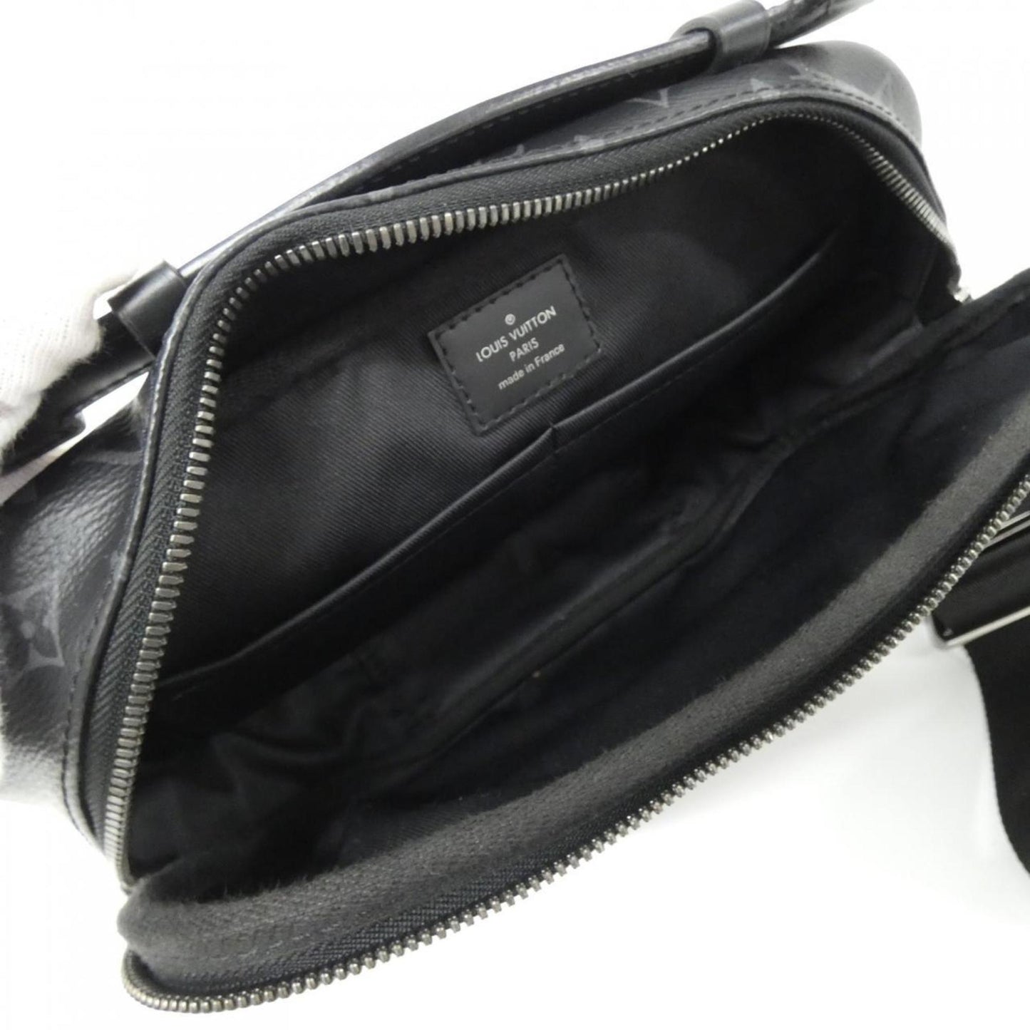 Louis Vuitton Coated Canvas Black Shoulder Bags