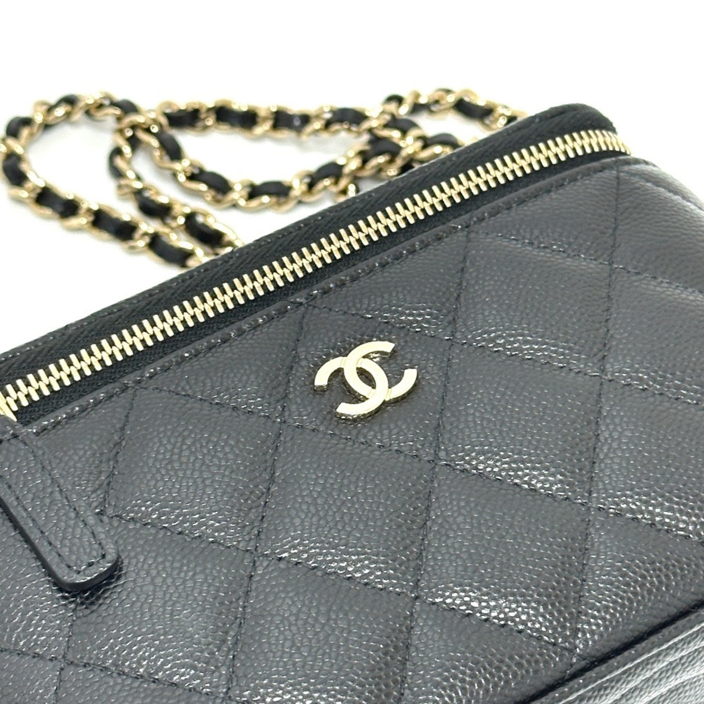 Chanel Calfskin Black Shoulder Bags