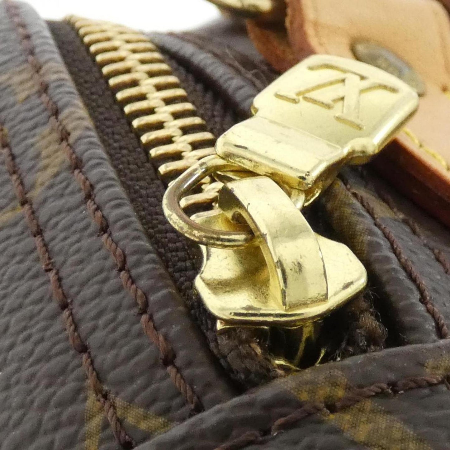 Louis Vuitton Coated Canvas Brown Shoulder Bags