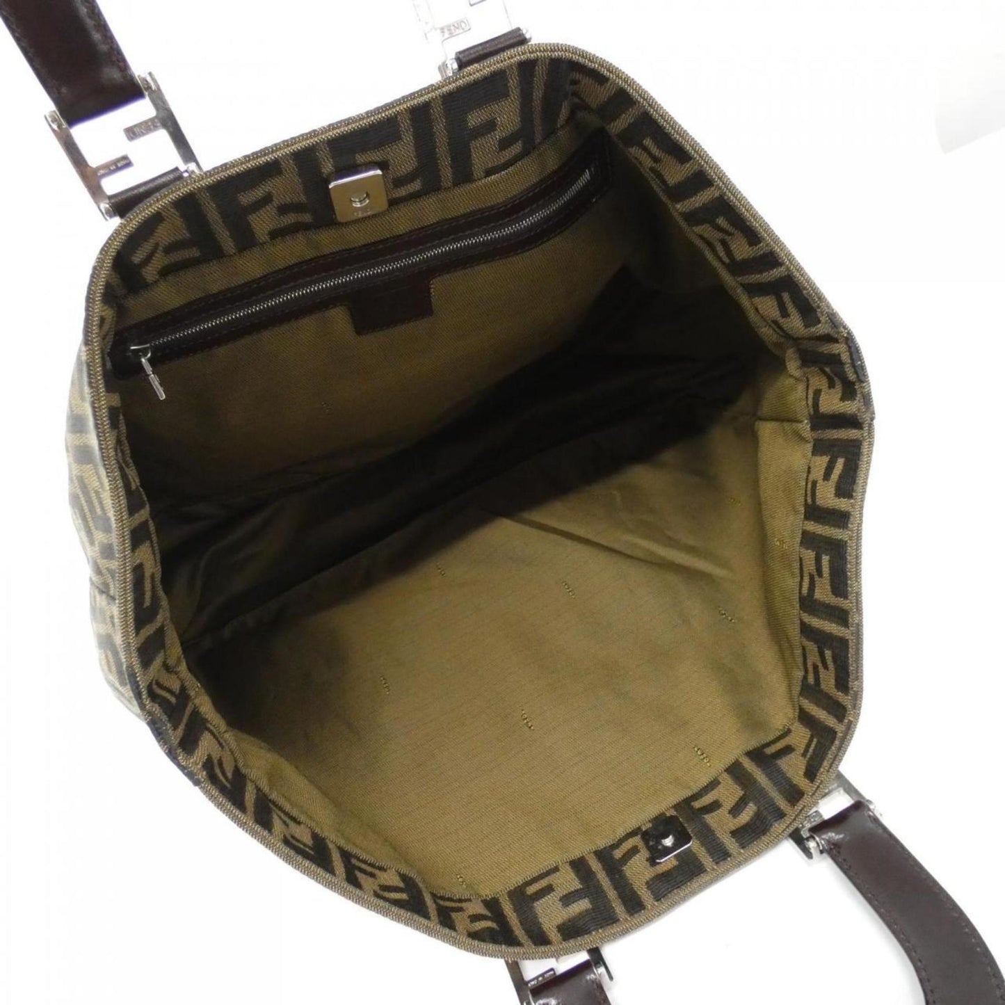 Fendi Canvas Brown Handbags