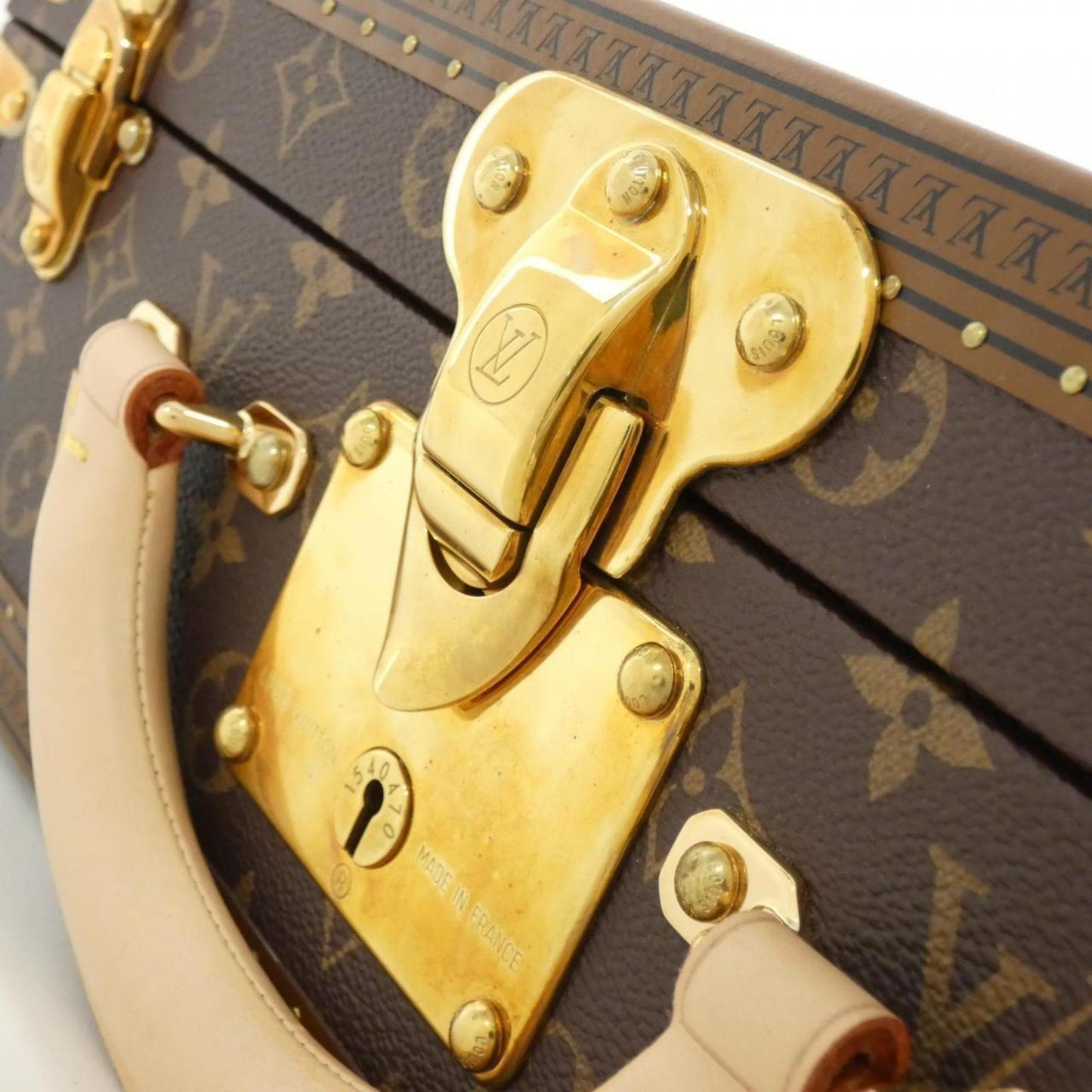 Louis Vuitton Coated Canvas Brown Handbags